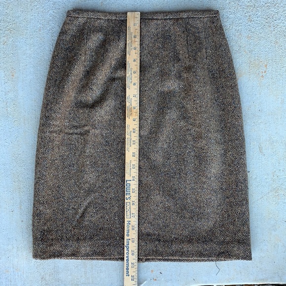 Vintage 90s Talbots Tweed Pencil Skirt - Picture 5 of 5